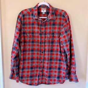 Mens’ Old Navy Cotton Flannel Shirt Size L